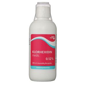 Klorhexidin mundskyl 0,12% (Meda) - 250 ml