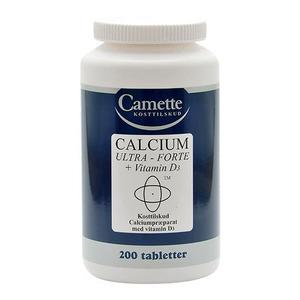 Camette Calcium Ultra Forte + D-vitamin - 200 tab