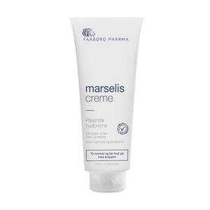 Faaborg pharma MARselis basis creme i 400 ml tube er en blødgørende og plejende creme til tør og sensitiv hud - Kan bruges af alle familiemedlemmer.