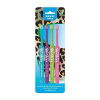 Ekulf Twice Kid Tandbørste - 4 stk