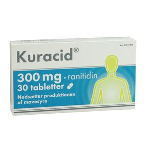 Kuracid mod mavesyrer 30 tabletter