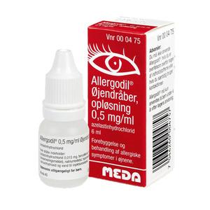 Allergodil øjendråber 0,05% - 6 ml