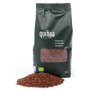 Økologisk rød quinoa.