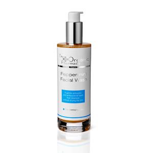 The Organic Pharmacy Peppermint Facial Wash - 100 ml ansigtsvask mod bumser
