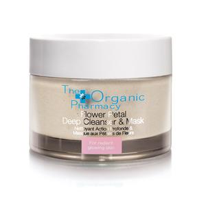 The Organic Pharmacy Flower Petal Deep Cleanser & Mask - 60 g ansigtsmaske