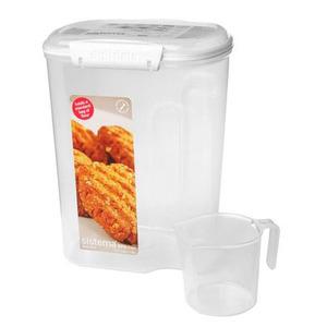 Sistema Bake it Opbevaringsboks m.kop hvid 3,25 bake it - 1 stk