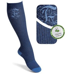 Funq Wear blå Kompressionsstrømper - Light Bling Blue