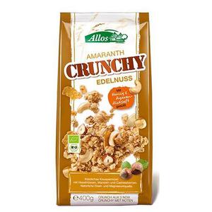 Økologisk honningristet müsli med nødder.