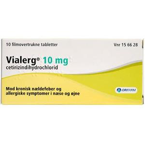 Vialerg 10 mg - 10 tabletter