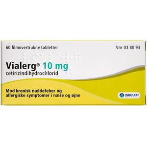 Vialerg 10 mg - 60 tabletter