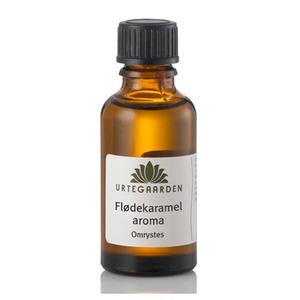 Urtegaarden Flødekaramel Aroma - 30 ml flødekaramelaroma i glasflaske
