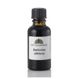 Urtegaarden Rødviolet Slikfarve - 10 ml hjemmelavet slik