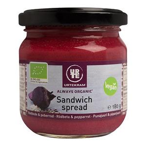 Urtekram Sandwich spread rødbeder/peberrod i glas