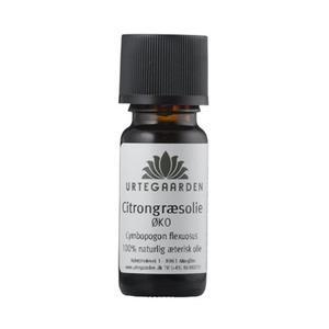 10: Urtegaarden Økologisk Citrongræsolie - 10 ml