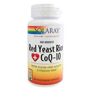 Solaray Red Yeast Rice + Q10 - 60 kapsler