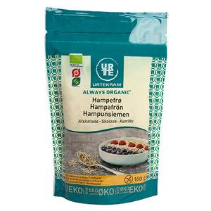 Urtekram afskallede hampefrø Ø - 160 g