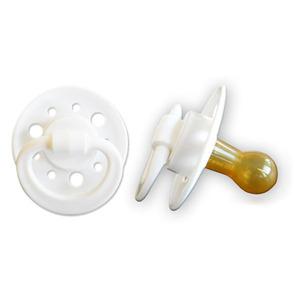 Baby-Nova Rund Sut - Hvid - 0-18+ mdr - 2 stk