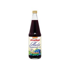 Voelkel Merlot rød druesaft 700 ml.