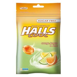 Halls Orange Lemon Lime - 21 stk halspastiller