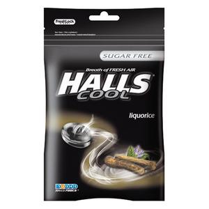 Halls Liquorice - 21 stk halspastiller med lakridssmag