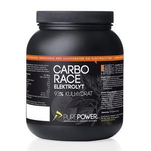 PurePower Carbo Race Elektrolyt appelsin - 1,5 kg