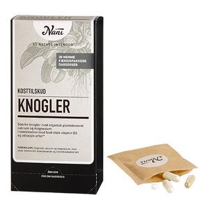 Nani knogler bidrager til vedligeholdelseaf knogler og tænder.