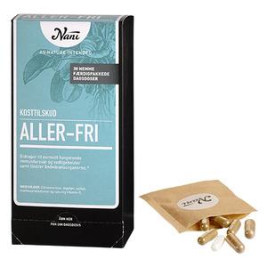 Nani Aller-fri kosttilskud er perfekt til at opretholde et god kropsfunktion og sundt helbred.