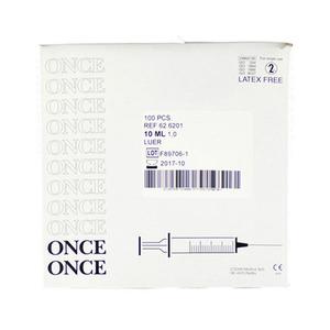 Once sprøjte luer 10 ml - 100 stk.