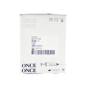 Once sprøjte luer 20 ml - 50 stk.