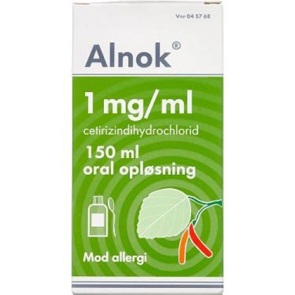 Alnok Oral Opløsning 1 mg/ml 150 ml Med24.dk