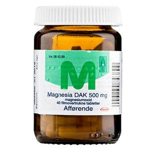Magnesia 500 mg - 40 stk.