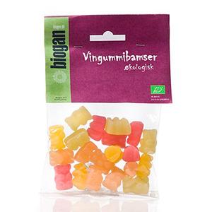 BIogan Vingummibamser gelantinefri Ø - 75 g