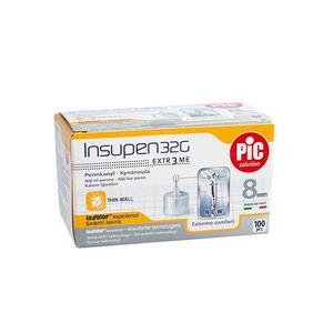Insupen kanyle 32 g 0,23 x 8 mm 10 - 100 stk.
