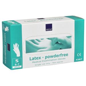 Abena latex handske u/pudder - 100 stk