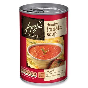 Amy`s Kitchen Tomatsuppe m. tomat stykker Ø - 400 g