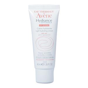 Avène Hydrance Optimale UV SPF20 - Light - 40 ml fugtgivende creme til normal og kombineret hud