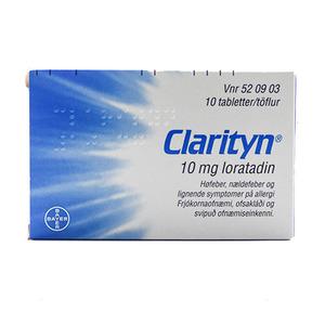 Clarityn 10 mg - 10 tabletter
