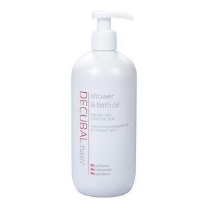 Decubal Shower & Bath Oil - 500 ml badeolie til tør hud