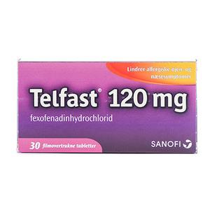 Telfast 120 mg - 30 stk.