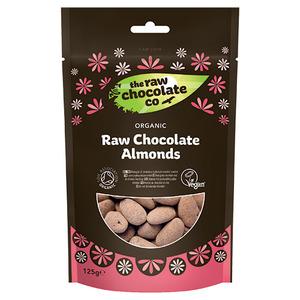 The Raw Chocolate Co. Mandler m. rå chokolade Ø lækre mandler vendt i tre lags chokolade