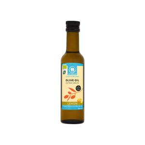 Urtekram ekstra jomfru oliven oile med pift af lemon for spice din mad op