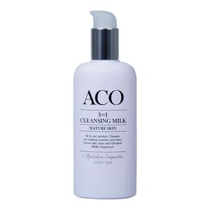 ACO 3 in 1 Cleansing Milk - 200 ml rensemælk med pumpe