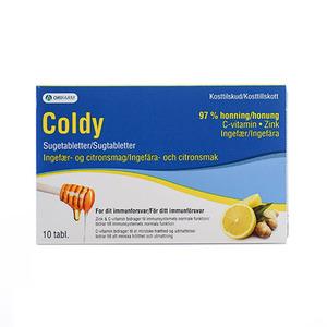Coldy Sugetablet Honey-Ingefær-Lemon - 10 stk.