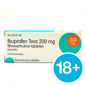 Ibuprofen Teva 200 mg - 20 tabletter