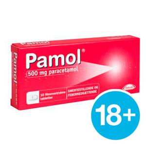 Pamol 500 mg - 10 tabletter