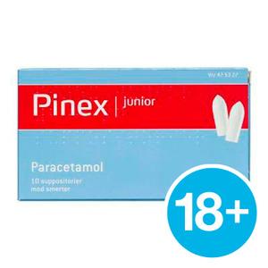 Pinex junior suppositorier 250 mg - 10 stk