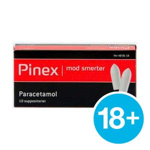 Pinex suppositorier 500 mg - 10 stk