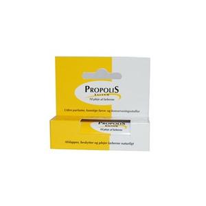 propolis læbe balsam pleje beskytter naturligt uden kunstige farvestoffer parfume konserveringsmiddel gul hvid