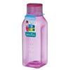 Sistema Hydrate square bottle  - 475 ml. - Lyserød