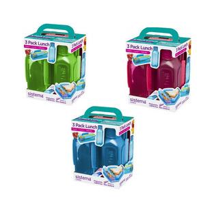 Sistema Lunch 3 pack box set - 1 sæt